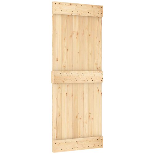  Klizna vrata NARVIK Prirodna i crna 80 x 210 cm (152,5 cm) Slike