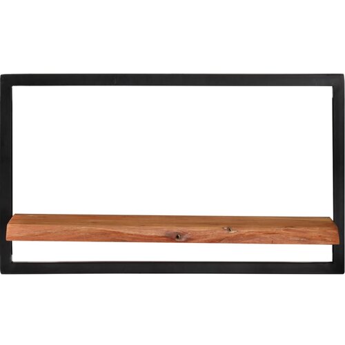 Maison Chic 2 kosi Stenske Police - Viseče police 60x25x35 cm trden akacijev les in jeklo, (21793895) Slike
