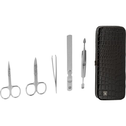 Zwilling CLASSIC INOX Croco Manicure Set, black, 5 pcs. Cijene