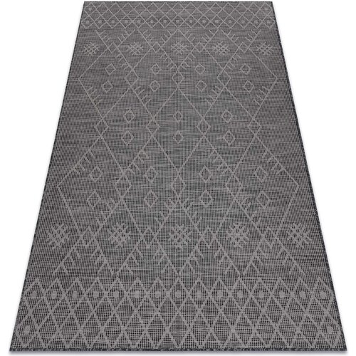 RugsX Preproge Preproga v videzu sisala plo&scaron;čati kruh PATIO 155x220 cm Črna Cene