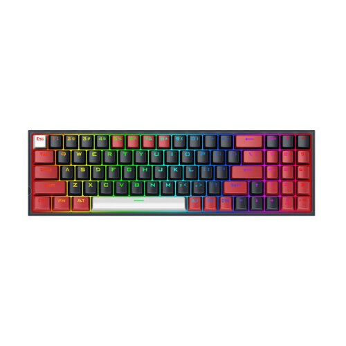 Redragon KEYBOARD - POLLUX K628RGB PRO ŽIČNA/BREZŽIČNA/BT MEHANSKA TIPKOVNICA, RDEČA STIKALA Cene