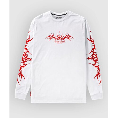 Loose Riders Tribe Long Sleeve Tech Tee white Cene