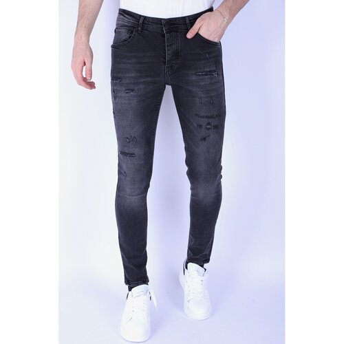 Local Fanatic Kavbojke slim 146990947 Siva Cene