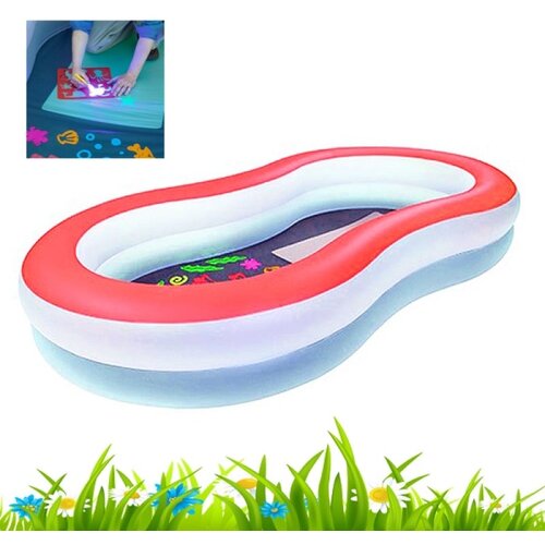  Bazen za dvori&scaron;te BESTWAY Doodle Glow 280x157x46cm 54136 Cene