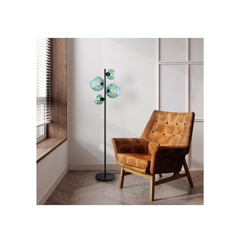 Opviq Podna lampa Benek-20-15-14512, 35x35x165 cm, IP20, Crno-plava Cijene