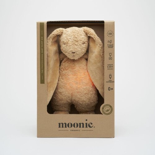 Moonie The Humming Friend 2.0 Organic Cappuccino ninica z melodijo 1 kos Slike