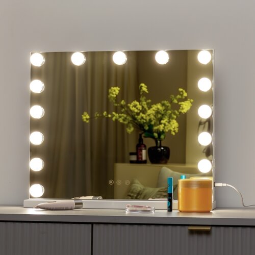  Brilagi - LED prigu&amp;scaron;iva make-up ogledalo HOLLYWOOD LED/15W/230V 3000/4000/6500K Slike
