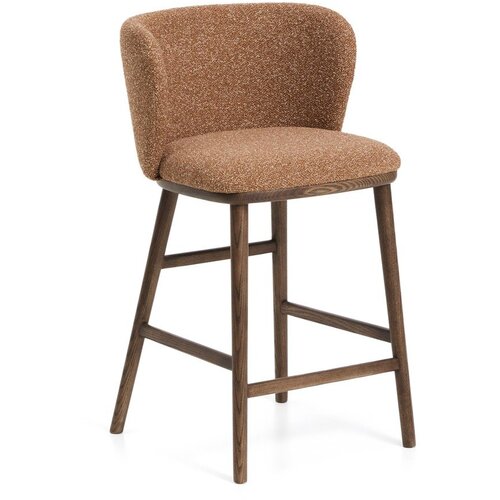 Kave Home Podstavljena barska stolica boja terakote (visine sjedala 65 cm) Ciselia &ndash; Cijene