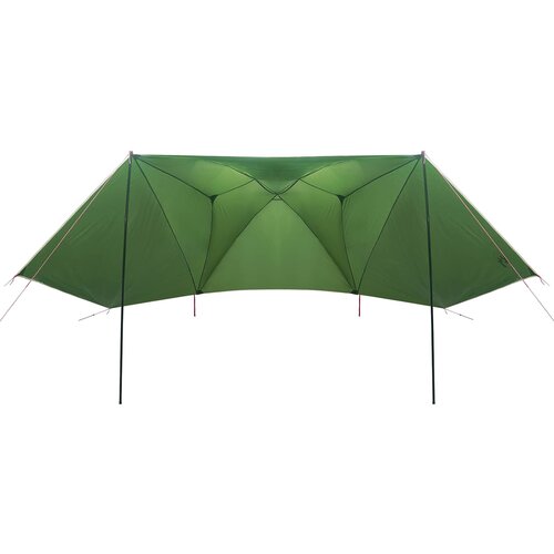  za auto s krovom Zelena 350 x 250 cm Poliester i čelik Slike