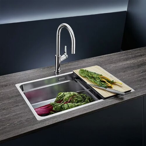 Blanco sudoper ETAGON 700-IF InFino INOX 18/10, pribor inox nosači, bez dalj. upr. Slike