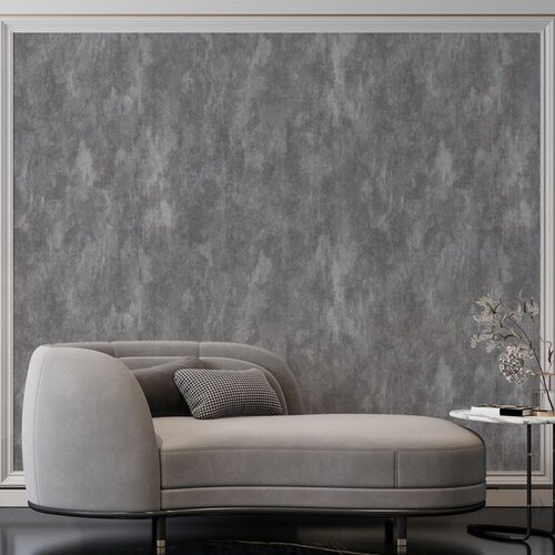 Wallxpert vinilna tapeta lily fon, antracit, 106 cm x 10,05 m Slike