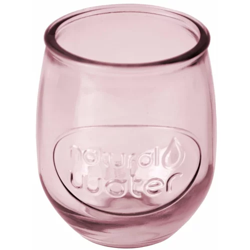 Ego Dekor Rožnat kozarec iz recikliranega stekla Water, 0,4 l