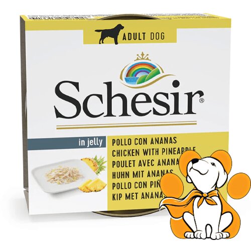 Schesir dog Chicken With Pineapple 150g, Piletina Sa Komadićma Ananasa Cene