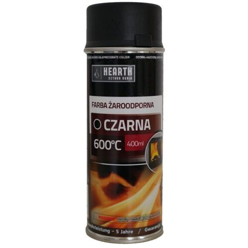 HEART crni sprej za popravak boje na kaminu 400 ml Slike