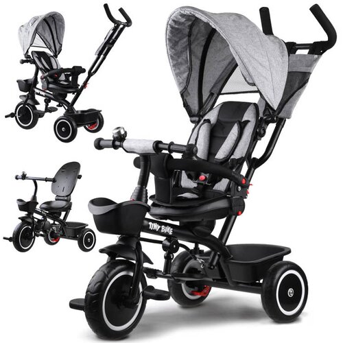  Tricikel Tiny Bike 3v1 &ndash; Grey Cene