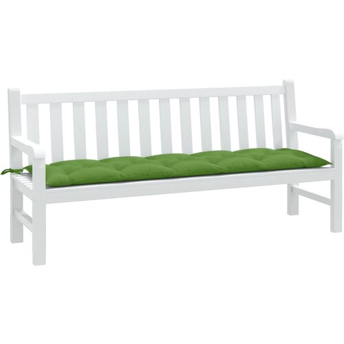 vidaXL Blazina za vrtno klop melanž zelena 180x50x7 cm blago Cene