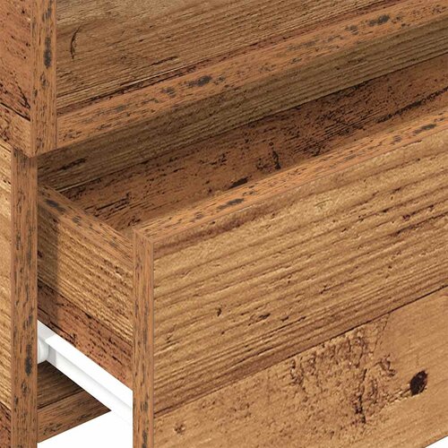  Zidni noćni ormarić staro drvo 45x26x28,5 cm Slike
