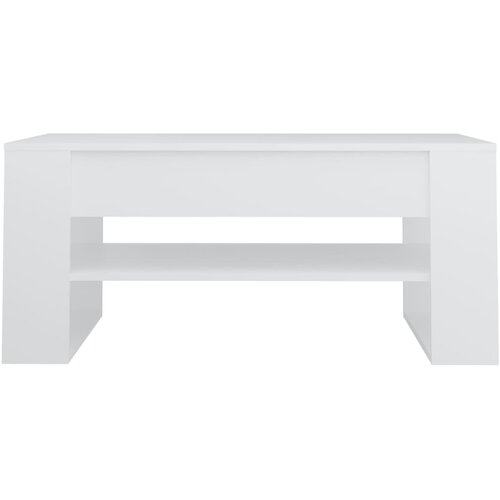  Stolić za kavu bijeli 102x55x45 cm od konstruiranog drva Slike