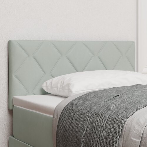 vidaXL LED nočni stol zasnova diamanta svetlo siva 100 cm velur, nočni stol zasnova diamanta svetlo siva 100 cm velur Cene