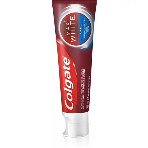 Colgate Max White Optic zobna pasta za beljenje zob s takojšnim učinkom 75 ml