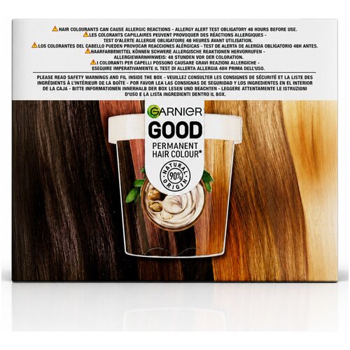 Garnier Barve za lase Good Nachf&amp;uuml;llset f&amp;uuml;r permanente Haarfarbe - 9.1 Vanilla Kostanjeva Slike
