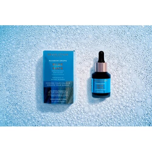 Revolution Haircare Rainbow Drops tonirana barva za lase odtenek Blue Rays 30 ml Slike