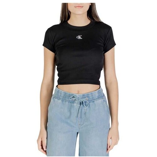 Calvin Klein crop fit ženska majica Slike