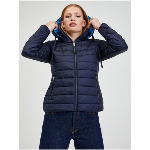 Orsay Dark blue ladies winter quilted jacket - Ladies Slike