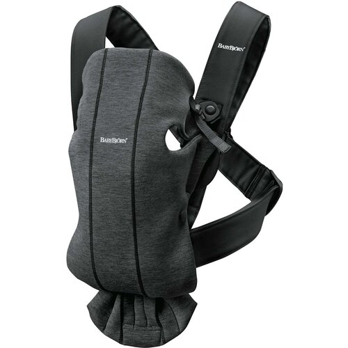 BabyBj&amp;ouml;rn&amp;reg; ergonomska nosilka mini jersey 3d charcoal grey Slike