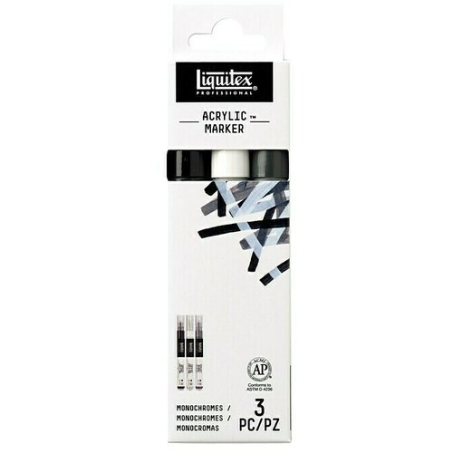 LIQUITEX Professional Set markera Paint Marker Essential (3 Kom., 2 mm, Pravokutni vrh) Cijene