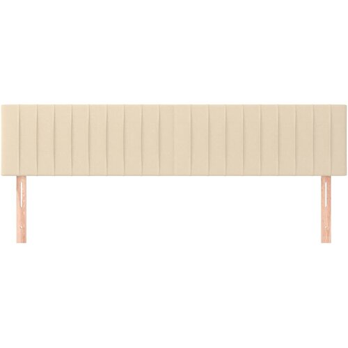  Uzglavlja krem 200x5x78/88 cm od tkanine Slike