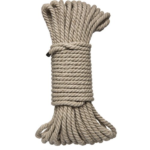 Doc Johnson Merci Bind and Tie 6mm Hemp Bondage Rope 15m Natural Cene
