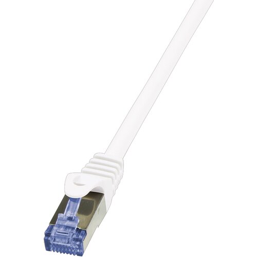 Logilink CQ308VS RJ45 omrežni kabel\, Patch kabel CAT 6a S/FTP 7.50 m vijolična ognjevaren\, brez halogena\, z za&scaron;čitnim zapornim zatičem 1 kos, (20430014) Cene