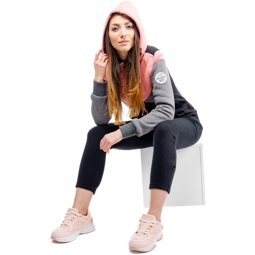 Glano Women's tracksuit - black/pink Cijene