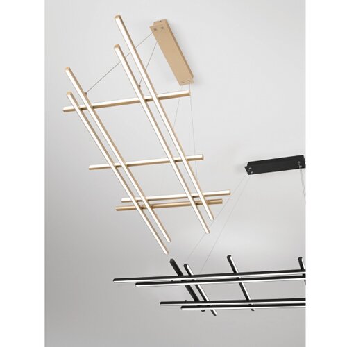  Ondaluce - prigu&amp;scaron;iva LED luster na sajli MOVIDA LED/114W/230V zlatni Slike
