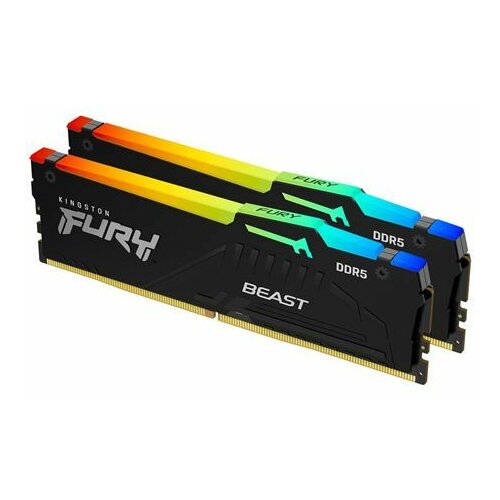 Kingston DDR5 32GB (2x16) 6000MHz FURY Beast RGB Slike