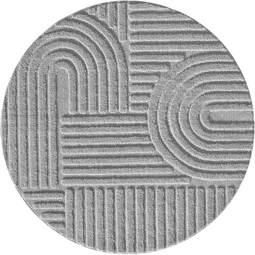 Ayyildiz Carpets Svijetlo sivi okrugao tepih &oslash; 160 cm Art &ndash; Cijene