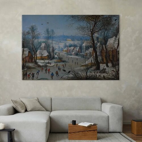  XXL slika - Pieter Brueghel the Younger &amp;ndash; Winter Games 220x147 Slike