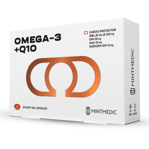 Mint Medic omega 3 + Q10, 30 kapsula Slike