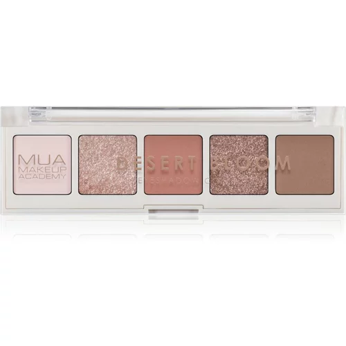 MUA Makeup Academy Professional 5 Shade Palette paleta senčil za oči odtenek Desert Bloom 3,8 g