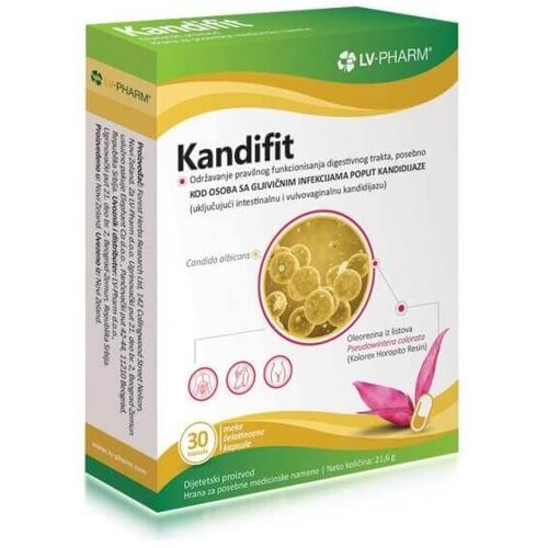 LV PHARM DOO Kandifit, 30 kapsule Slike