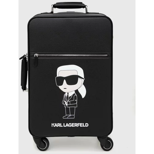 Karl Lagerfeld Kovček črna barva
