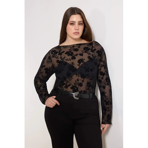 Trendyol ženska bluza Tbbss26Af00055, crna Cene
