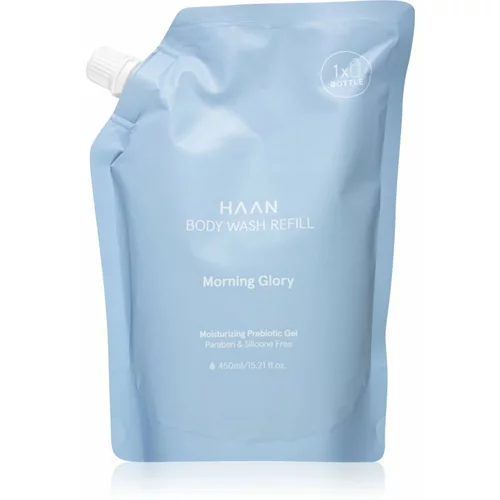 Haan Body Wash Morning Glory osvežujoč gel za prhanje nadomestno polnilo 450 ml