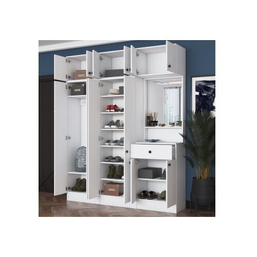 Hanah home Ormar EA142-3450, 120x194x35 cm, Bijeli Slike