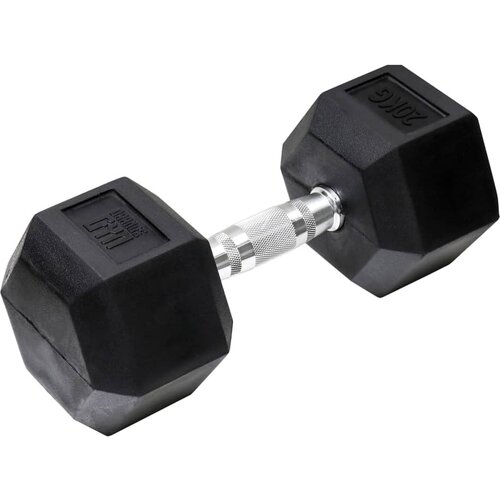 Orange Gym Šesterokotna utež 20 kg črna, (21314393) Cene