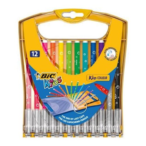 Bic KID Komplet pernica sa flomasterima - 12 kom Slike
