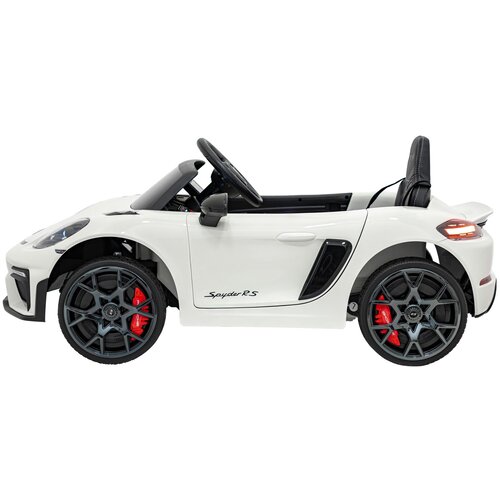  Licenciran avto na akumulator Porsche 718 - bel/lakiran Slike