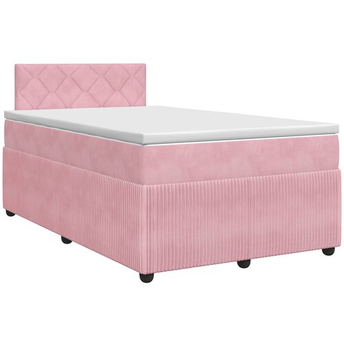  Boxspring krevet s madracem Ružičasta 120 x 190 cm Bar&amp;scaron;un Slike