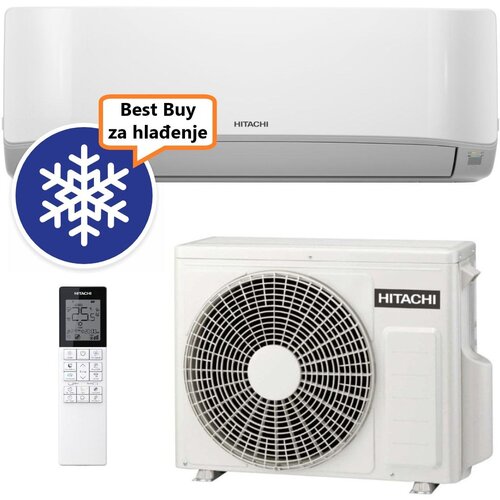 Hitachi klima uređaj 2,5 kw - RAK-DJ25RHAE/RAC-DJ25WHAE - airhome 400, za prostor do 25m2, a++ energetska klasa, R-32 Cijene